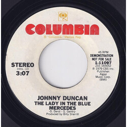 Johnny Duncan (3) The Lady In The Blue Mercedes USED VINYL 7INCH 45 RPM PROMO