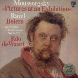 Modest Mussorgsky / Maurice Ravel / Rotterdams Philharmonisch Orkest / Edo de Waart Pictures At An Exhibition / Bolero Vinyl LP USED