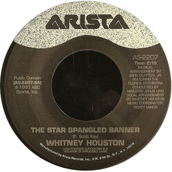 Whitney Houston The Star Spangled Banner USED VINYL 7INCH 45 RPM