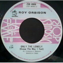 Roy Orbison Only The Lonely (Know The Way I Feel) / Up Town USED VINYL 7INCH SINGLE REISSUE