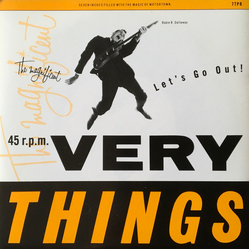 The Very Things Let's Go Out! Vinyl 7" USED
