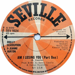 Dooley Silverspoon / Jenny Burton Am I Losing You VINYL 7" USED
