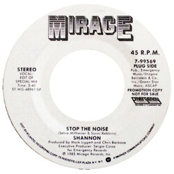 Shannon Stop The Noise USED VINYL 7INCH SINGLE PROMO