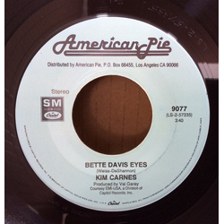 Shirley Bassey / Kim Carnes Goldfinger / Bette Davis Eyes Vinyl 7" USED