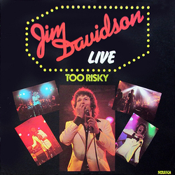 Jim Davidson Jim Davidson Live – Too Risky Vinyl LP USED