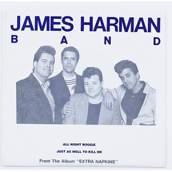 The James Harman Band All Night Boogie / Just As Well To Kill Me Vinyl 7" USED