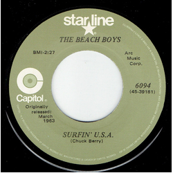 The Beach Boys Surfin' U.S.A. Vinyl 7" USED