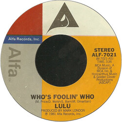 Lulu Who's Foolin' Who USED VINYL 7INCH 45 RPM