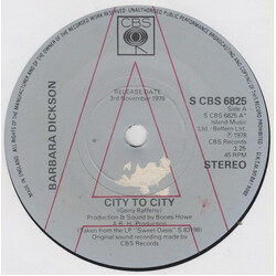 Barbara Dickson City To City Vinyl 7" USED