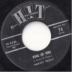 Harvey Frolic Ring Of Fire / On Top Of Spaghetti USED VINYL 7INCH 45 RPM