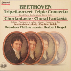 Ludwig van Beethoven / Peter Rösel / Christian Funke (2) / Jürnjakob Timm / Dresdner Philharmonie / Herbert Kegel Tripelkonzert - Chorfantasie Vinyl L
