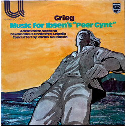 Edvard Grieg / Václav Neumann / Gewandhausorchester Leipzig / Adele Stolte Music For Ibsen's "Peer Gynt" Vinyl LP USED