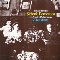 Richard Strauss / Los Angeles Philharmonic Orchestra / Zubin Mehta Sinfonia Domestica Vinyl LP USED