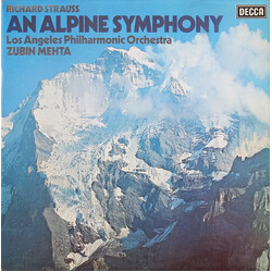 Richard Strauss / Los Angeles Philharmonic Orchestra / Zubin Mehta An Alpine Symphony Vinyl LP USED