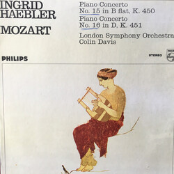 Wolfgang Amadeus Mozart / Ingrid Haebler / The London Symphony Orchestra / Sir Colin Davis Piano Concerto Nos. 15 & 16 Vinyl LP USED