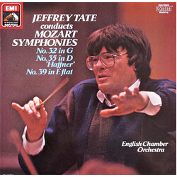 Jeffrey Tate / Wolfgang Amadeus Mozart / English Chamber Orchestra Symphonies No. 32 In G / No. 35 In D 'Haffner' / No. 39 In E Flat Vinyl LP USED