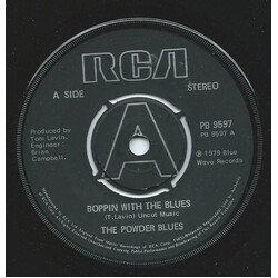 Powder Blues Boppin With The Blues USED VINYL 7INCH 45 RPM PROMO STEREO
