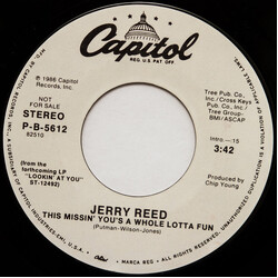 Jerry Reed This Missin' You's A Whole Lotta Fun USED VINYL 7INCH 45 RPM PROMO STYRENE STEREO