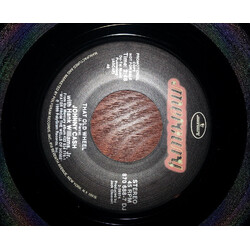 Johnny Cash / Hank Williams Jr. That Old Wheel USED VINYL 7INCH SINGLE 45 RPM PROMO