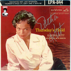 Eartha Kitt / Henri René And His Orchestra Thursday's Child, Volume 1 Vinyl 7" USED