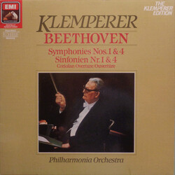 Ludwig Van Beethoven / Otto Klemperer / Philharmonia Orchestra Symphonies Nos. 1 & 4 / Sinfonien Nr. 1 & 4 / Coriolan Overture/Ouvertüre Vinyl LP USED