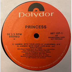 Princess Jammin' With Your Love Vinyl 12" USED