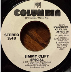 Jimmy Cliff Special USED VINYL 7INCH 45 RPM PROMO