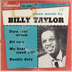 Billy Taylor Quartet Piano Moods By Billy Taylor USED VINYL 7INCH 45 RPM EP