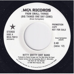 Nitty Gritty Dirt Band From Small Things (Big Things One Day Come) USED VINYL 7INCH 45 RPM PROMO STEREO