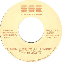 The Kendalls Dancin' With Myself Tonight / A Whole Lot To Lose USED VINYL 7INCH 45 RPM