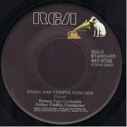 The Boston Pops Orchestra Stars And Stripes Forever / Semper Fidelis USED VINYL 7INCH 45 RPM REISSUE REPRESS MONO