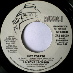 La Toya Jackson Hot Potato Vinyl 7" USED