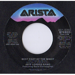 The Jeff Lorber Band / Gavin Christopher Best Part Of The Night Vinyl 7" USED