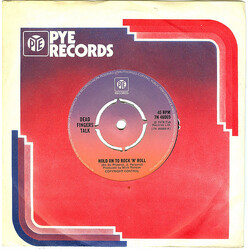 Dead Fingers Talk Hold On To Rock 'n' Roll USED VINYL 7INCH SINGLE 45 RPM