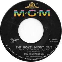 Del Richardson (4) The Boys' Night Out / Come Sta USED VINYL 7INCH 45 RPM SINGLE