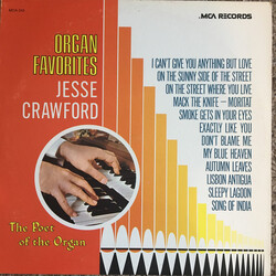 Jesse Crawford Organ Favorites Vinyl LP USED