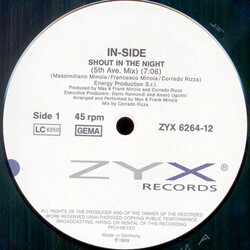 In-Side Shout In The Night VINYL 12" USED