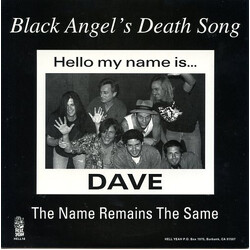 Black Angel's Death Song The Name Remains The Same USED VINYL 7INCH