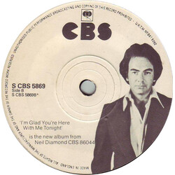 Neil Diamond Desirée USED VINYL 7INCH 45 RPM SINGLE STEREO