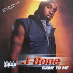 J-Bone Same To Me USED VINYL 12INCH SINGLE LIMITED EDITION