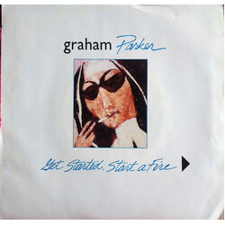 Graham Parker Get Started. Start A Fire USED VINYL 7INCH 45 RPM PROMO