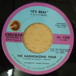 The Harmonizing Four It's Real / One God USED VINYL 7INCH SINGLE 45 RPM