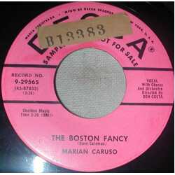 Marian Caruso The Boston Fancy USED VINYL 7INCH 45 RPM PROMO