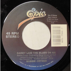 Bobbie Cryner Daddy Laid The Blues On Me USED VINYL 7INCH 45 RPM SINGLE