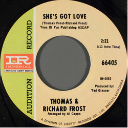 Thomas & Richard Frost She's Got Love / The Word Is Love Vinyl 7" USED