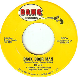 Derek (3) Back Door Man / Sell Your Soul USED VINYL 7INCH 45 RPM