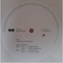 Kero / Marshall Applewhite Sewer Tracks EP USED VINYL 12INCH EP LIMITED EDITION