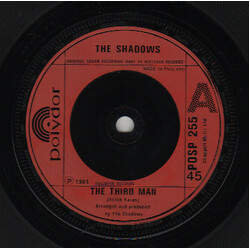 The Shadows The Third Man USED VINYL 7INCH 45 RPM SINGLE