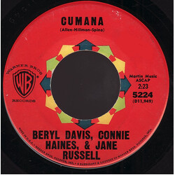 Beryl Davis / Connie Haines / Jane Russell / Tommie Carruthers / The Avengers (32) Cumana / Cumana Boogie USED VINYL 7INCH 45 RPM SINGLE