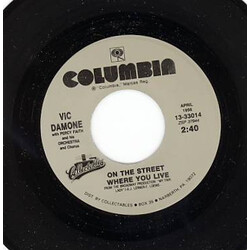 Vic Damone / Percy Faith And His Orchestra And Chorus On The Street Where You Live / Gigi USED VINYL 7INCH REISSUE